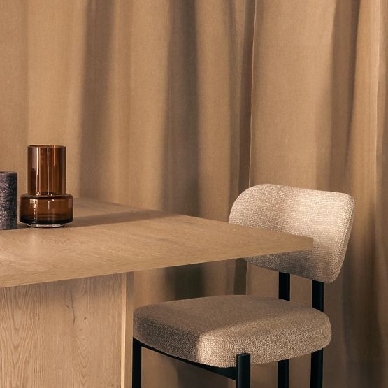 Jedálenský stôl Gasper 100 cm, štvorcový, Dub Cremona Torro