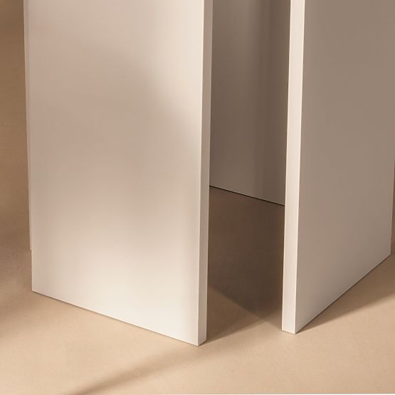 Jedálenský stôl Gasper 100 cm, štvorcový, kašmírový