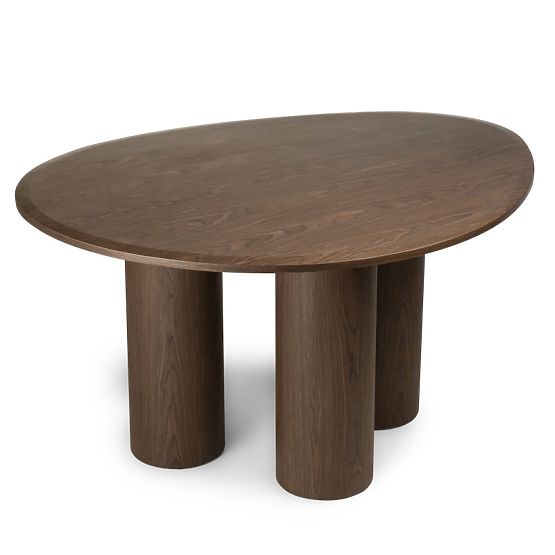 Jedálenský stôl Vesper 140 cm, tmavý orech