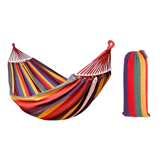 Jednomiestna hojdacia sieť s rozperkou 40cm 400257 Žltá