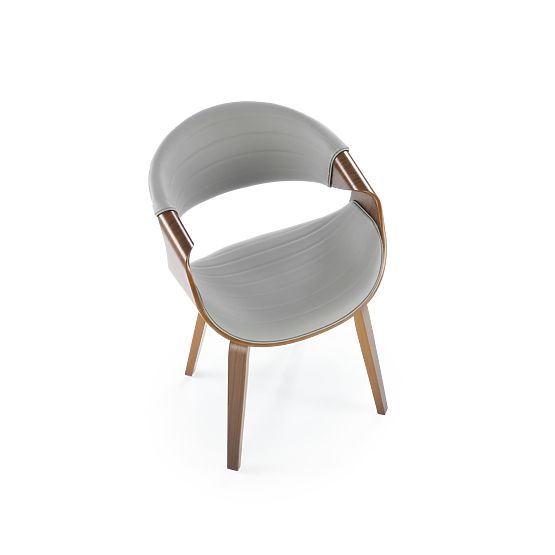 K544 stolička sivá / orechová (1p=1ks)