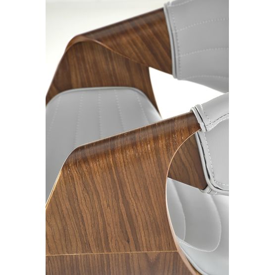 K544 stolička sivá / orechová (1p=1ks)