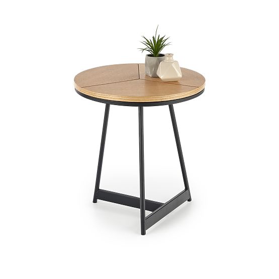 KARIDA-S konferenčný stolík dub prírodný/čierny (1p=1ks)