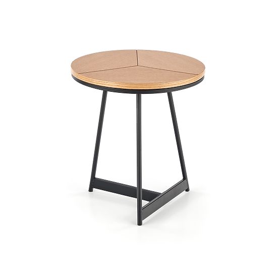 KARIDA-S konferenčný stolík dub prírodný/čierny (1p=1ks)