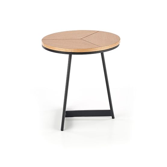 KARIDA-S konferenčný stolík dub prírodný/čierny (1p=1ks)