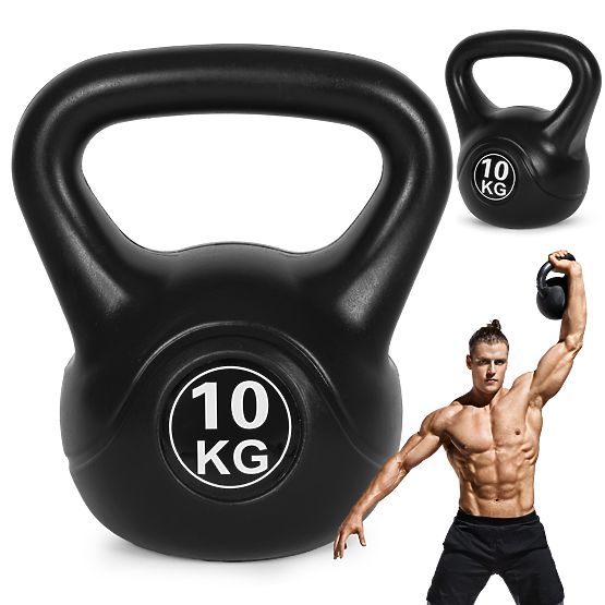 Kettlebell činka 10 kg na cvičenie činka guľa závažie hmotnosť fitness ModernHome