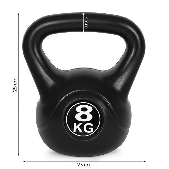 Kettlebell činka 8 kg na cvičenie guľa závažie fitness ModernHome