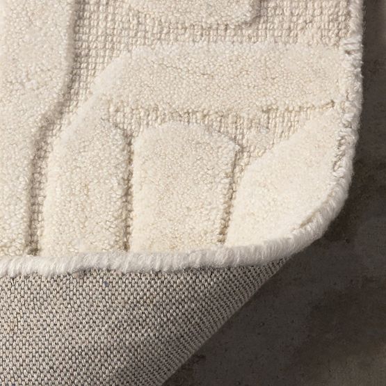 Koberec obdĺžnikový Sophia, tuftovaný, bavlnený, krémový, Veľkosť koberca: 120x180