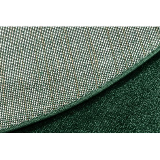 Koberec okrúhly SOFTY Jednotný, Jednofarebný, forest zelená