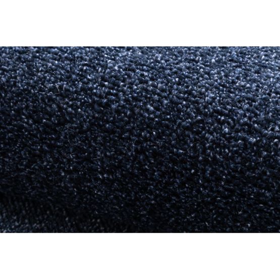 Koberec okrúhly SOFTY Jednotný, Jednofarebný, tmavo modrá