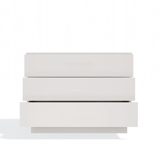 Komoda AMBER 3S Skrinka 3 Zásuvky Do Spálne Obývacej Izby KAŠMÍR Béžová