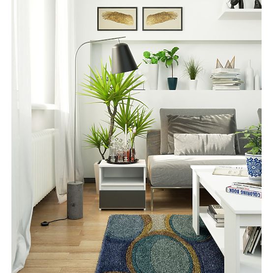 KOMODA CL1 PK BIELA / GRAFITOVÁ ŠEDÁ