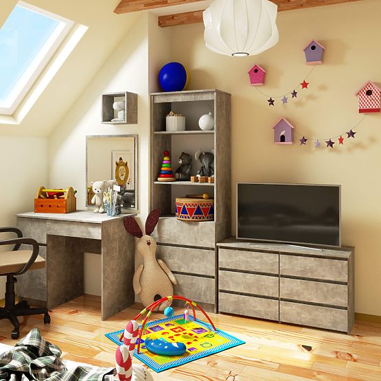 KOMODA CL100 6SZ PK BETÓN