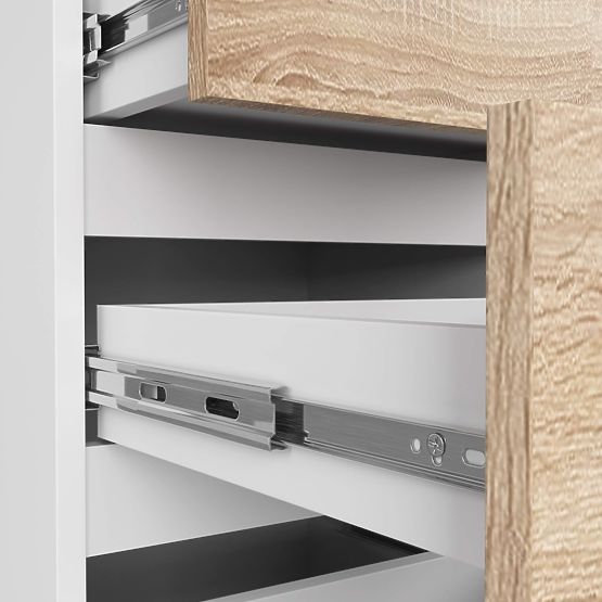 KOMODA CL4 PK BIELA / DUB SONOMA