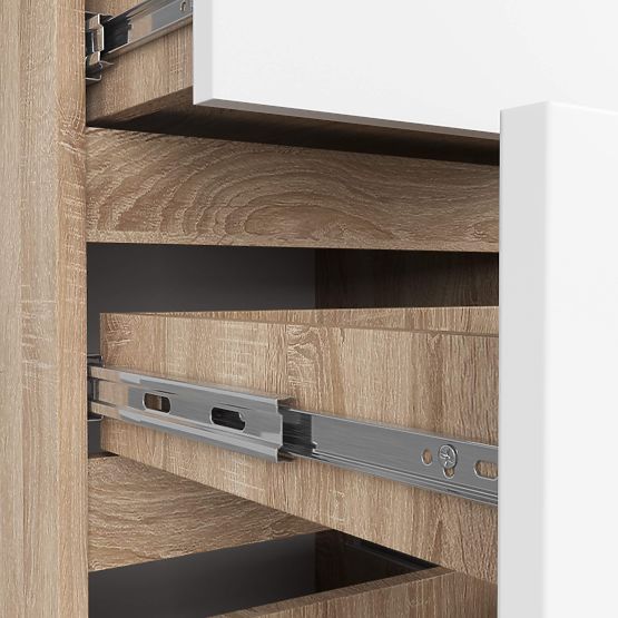 KOMODA CL4 PK DUB SONOMA / BIELA