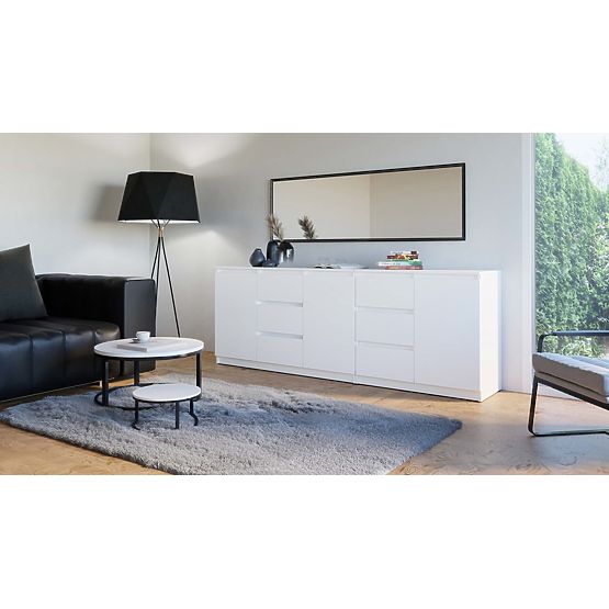 Komoda COSTA 1D3S/2D3S BIELA