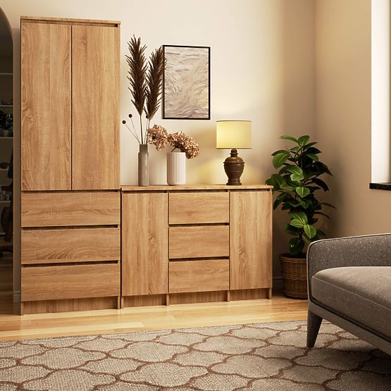 KOMODA K100 2D 3SZ PK DUB SONOMA