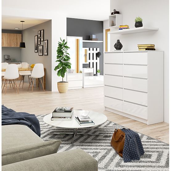 KOMODA K120 10SZ CLP PK BIELY LESK