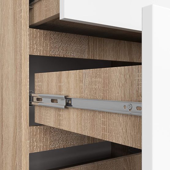 KOMODA K120 10SZ CLP PK DUB SONOMA / BIELA