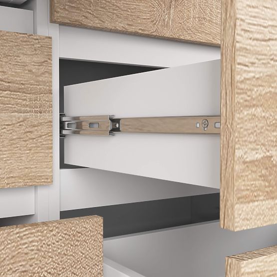 KOMODA K120 8SZ PK BIELA / SONOMA