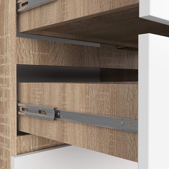 KOMODA K140 10SZ CLP PK DUB SONOMA / BIELA