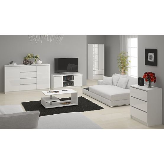 KOMODA K160 2D 4SZ CLP PK BIELY LESK