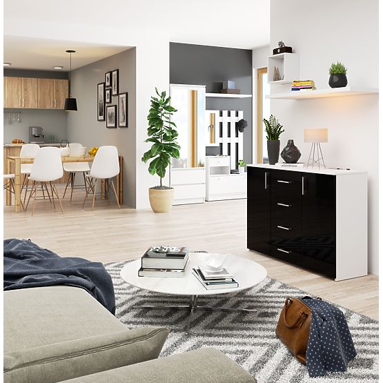 KOMODA K45 PK ČIERNY LESK