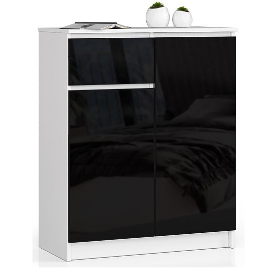 KOMODA K80 2D 1SZ CLP PK ČIERNY LESK