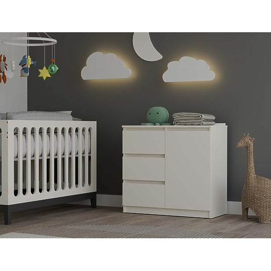 Komoda Malwa 1D3S KAŠMÍR BÉŽOVÁ