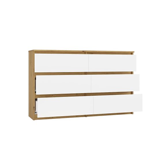 Komoda Malwa M6 120 DUB ARTISAN BIELA