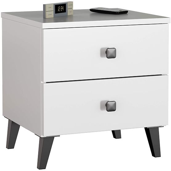 KOMODA MOBI K-02 BIELA ČIERNA