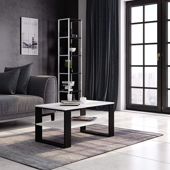 KONFERENČNÝ STOLÍK ALEX BIELY / ČIERNY