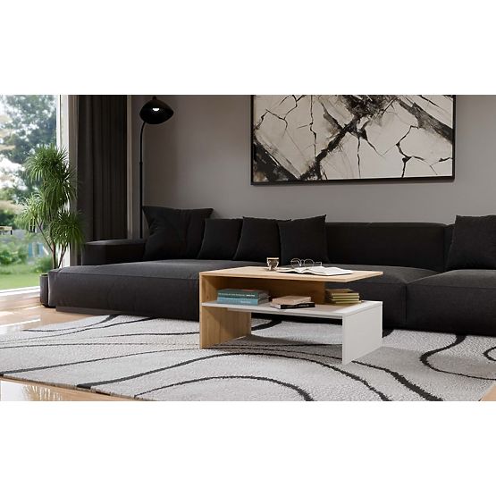 Konferenčný stolík Boston BOSTON ARTISAN BIELA