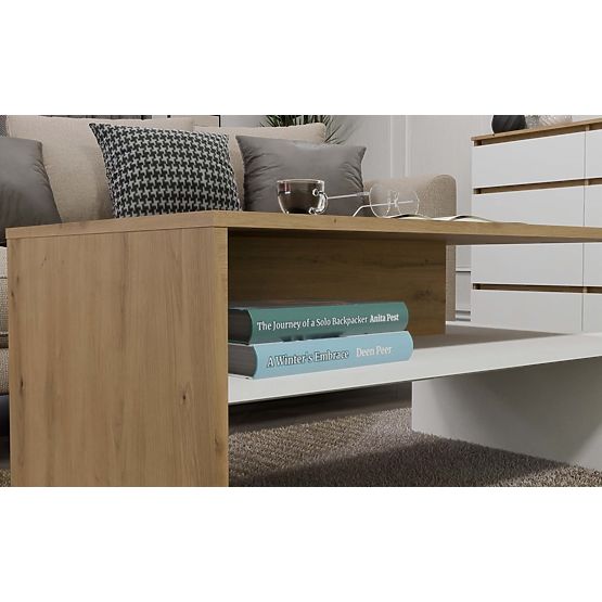 Konferenčný stolík Boston BOSTON ARTISAN BIELA