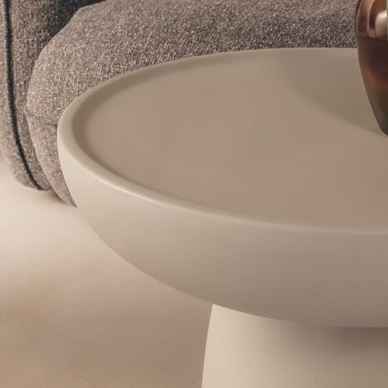 Konferenčný stolík Lagoon 60 cm, béžový, matný