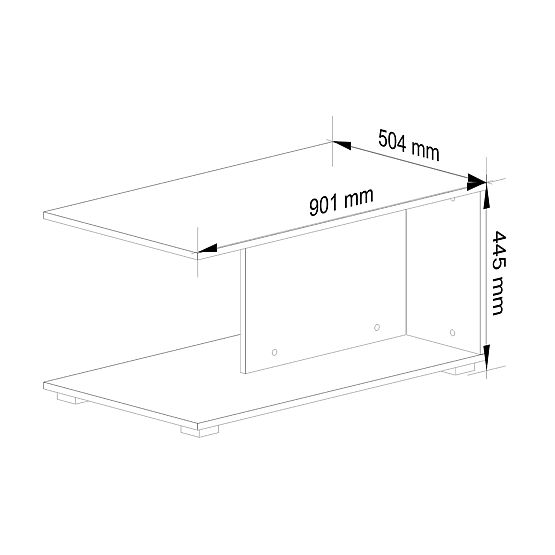 KONFERENČNÝ STOLÍK MARGO BIELY