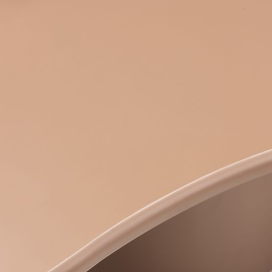 Konferenčný stolík Monaco škoricový, matný, oblé tvary