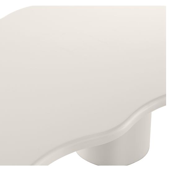 Konferenčný stolík Muse šedobéžový, matný, oblé tvary