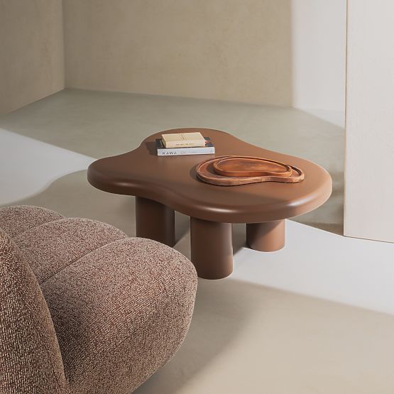 Konferenčný stolík Vercelli 100 cm, choco