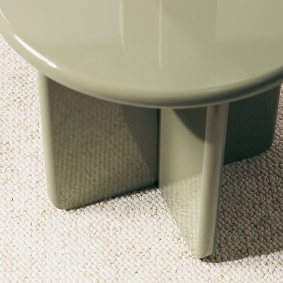 Konferenčný stolík Vivid 50 cm, olivový, lesklý