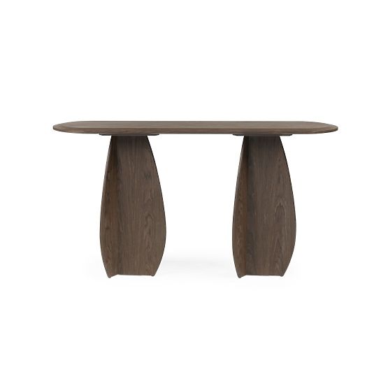 Konzola/písací stôl Noku 150 cm, tmavý orech