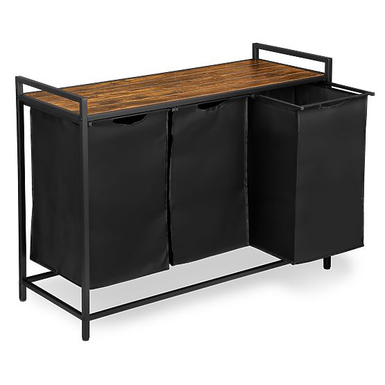 Kôš na bielizeň s policou 3 komory ARTUS