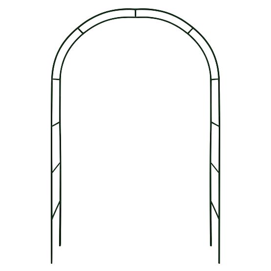 Kovová pergola oblúk čierna 240 cm