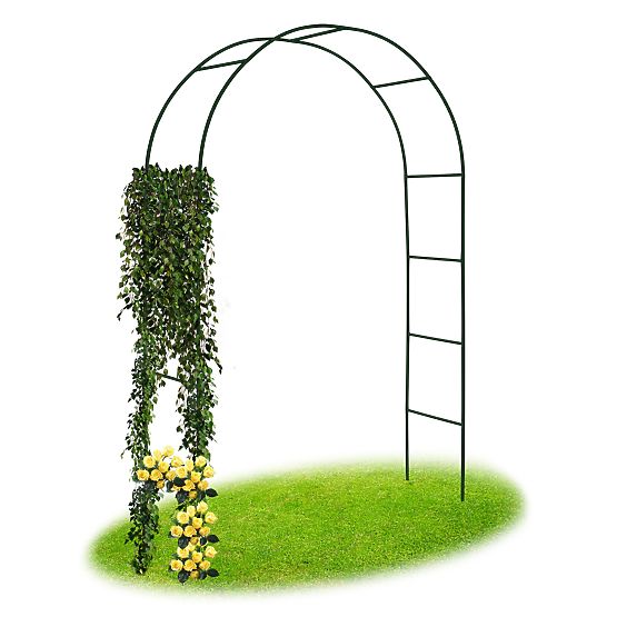 Kovová pergola oblúk čierna 240 cm