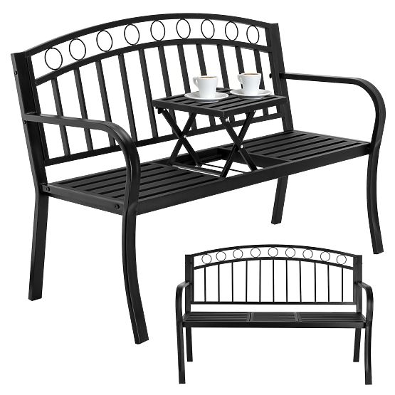 Kovová záhradná lavica BANCO