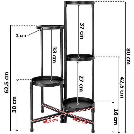 Kovový kvetináč NUNO