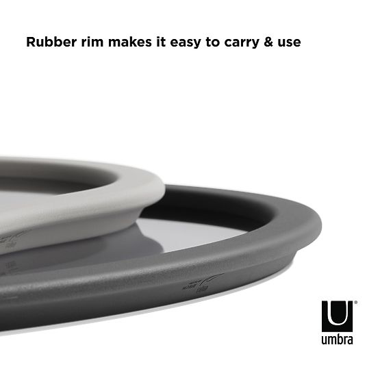 Kuchynské doplnky nepravidelného tvaru HUB farba grafitová štýl minimalistický umbra