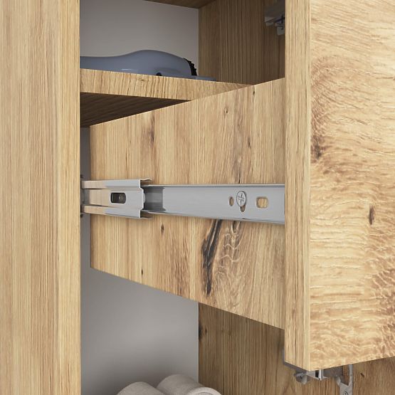 KÚPEĽŇOVÁ SKRIŇA FIN STĹP 30 2D 1SZ 85cm PK DUB ARTISAN