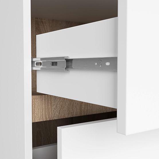 KÚPEĽŇOVÁ SKRINKA POD UMÝVADLO VAMI W90 2SZ 2P PK BIELA / DUB SONOMA