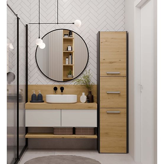 Kúpeľňová skrinka Sara S43 ANTRACIT ARTISAN